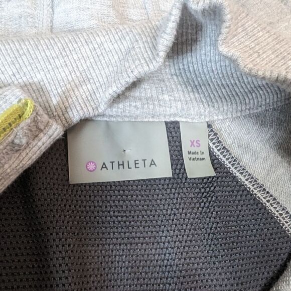 ATHLETA Women's Gray Hoodie Sweatshirt Size Extra Small - Picture 3 of 3